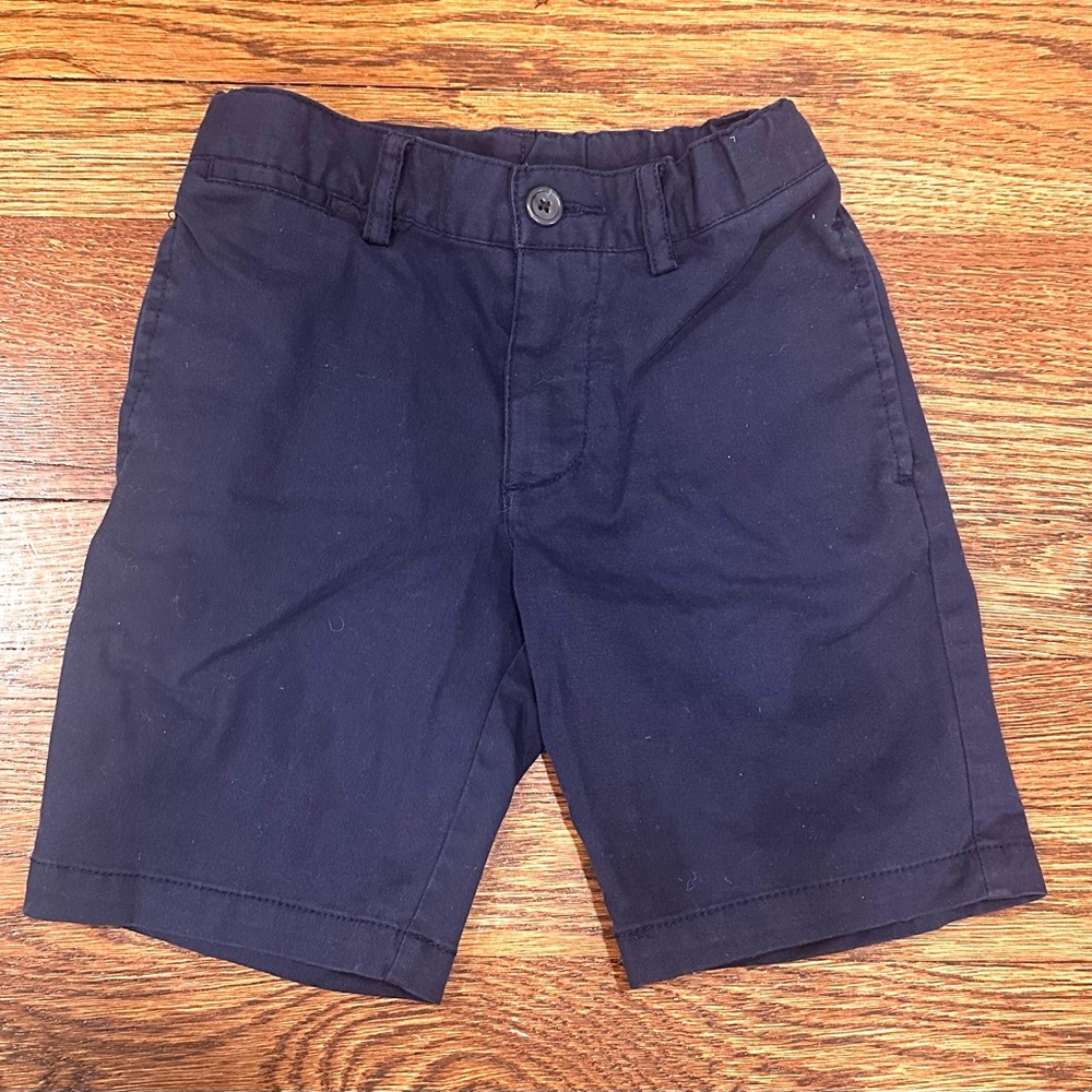Polo by Ralph Lauren Dark Blue Flat Front Shorts boys size 5